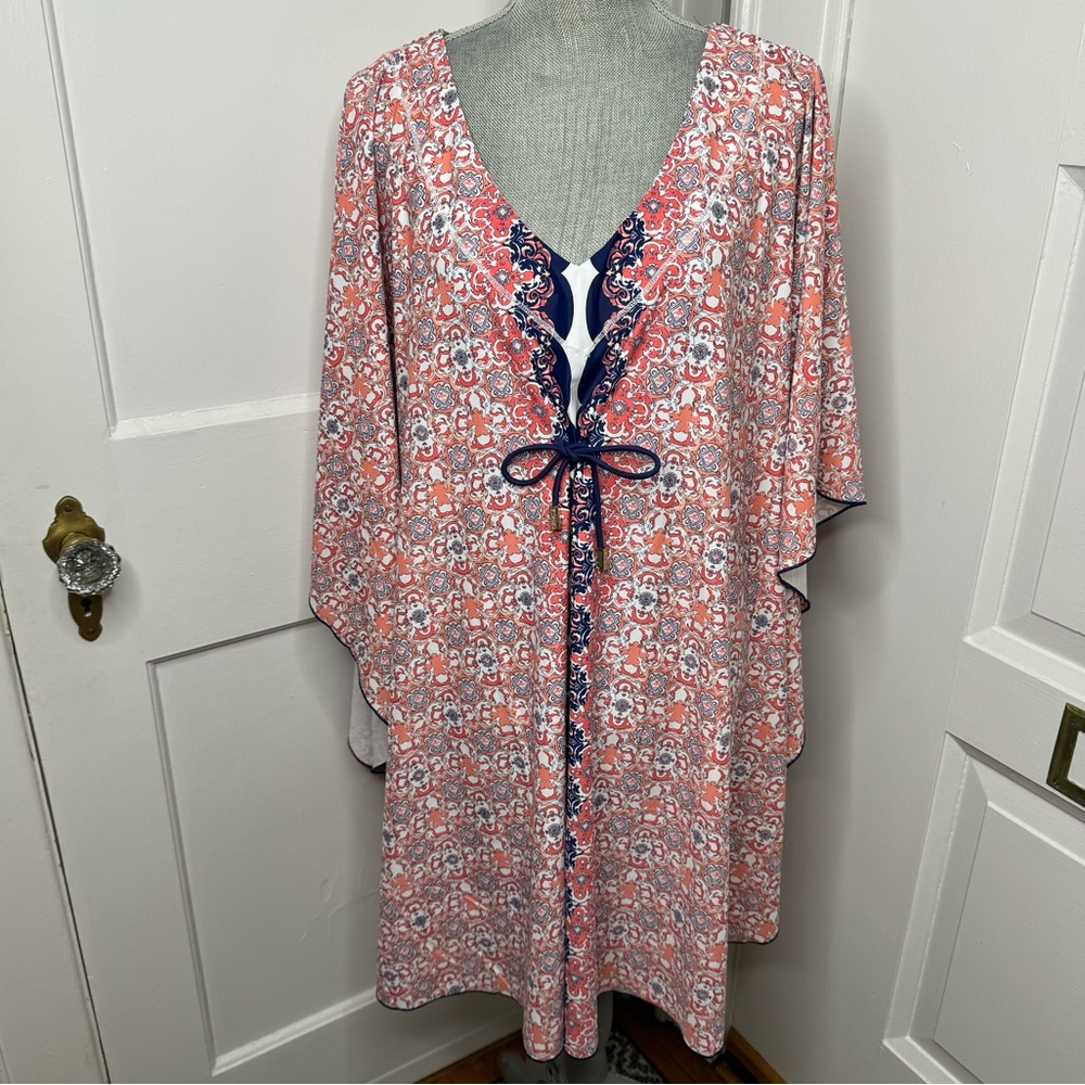 Cabana Life Women’s Size L/XL Beach Coverup Dress Poncho